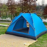 Load image into Gallery viewer, Quick-Deploy Green/White Outdoor Tent, Comfortably Accommodating 3-4 People on Camping Trips