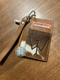 Load image into Gallery viewer, Engraved Cowhide Wristlet