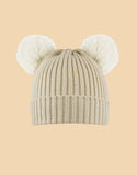 Load image into Gallery viewer, Beanie with pom poms