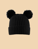 Load image into Gallery viewer, Beanie with pom poms