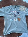 Load image into Gallery viewer, Chicken Bow Comfort Colors Shirt